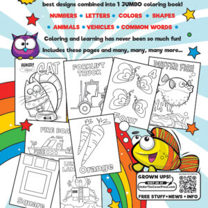 Toddler jumbo coloring book