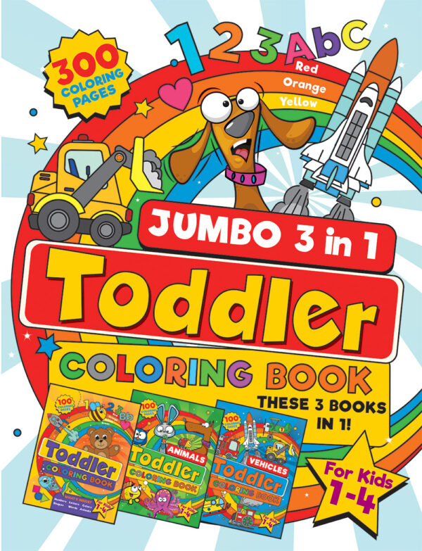 Toddler jumbo coloring book