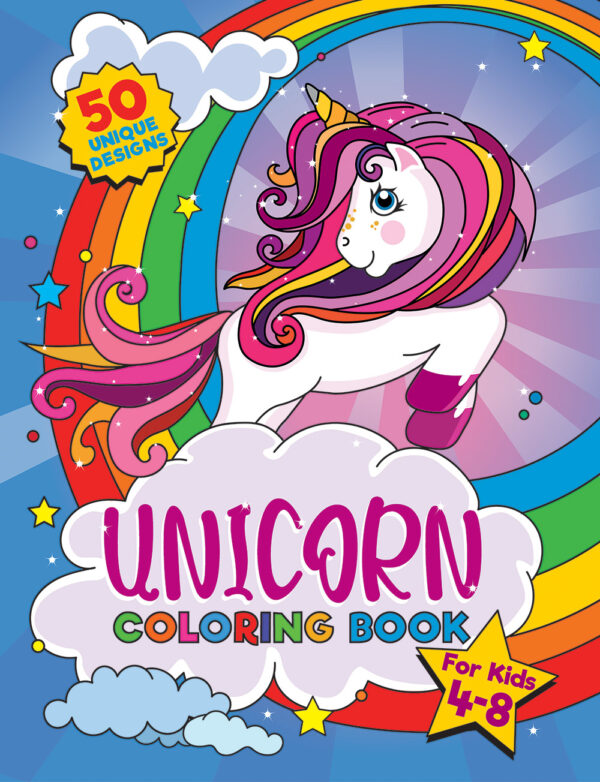 Unicorn coloring book
