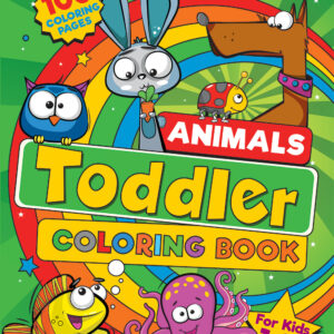 Toddler animal coloring book