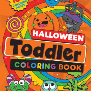 Toddler halloween coloring book