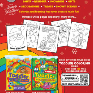 Toddler coloring book back