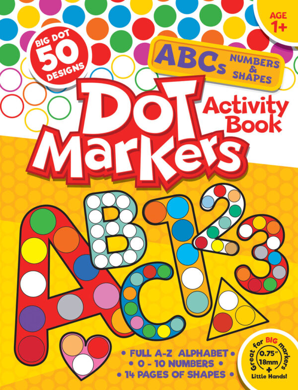 ABC Dot marker activity book front cover